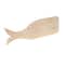 Hello Honey® 20.25" Natural Whale Shaped Acacia & Mango Wood Cheese & Cutting Board